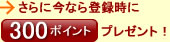 ����ɍ��Ȃ�o�^����300�|�C���g�v���[���g�I