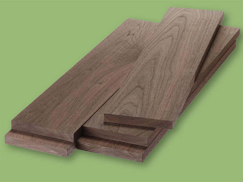 ウォルナット ウォールナット ツーバイシックス材 (2x6) 約38×140×1800mm 木材 DIY 手作り 素材 木工 木 板 材料